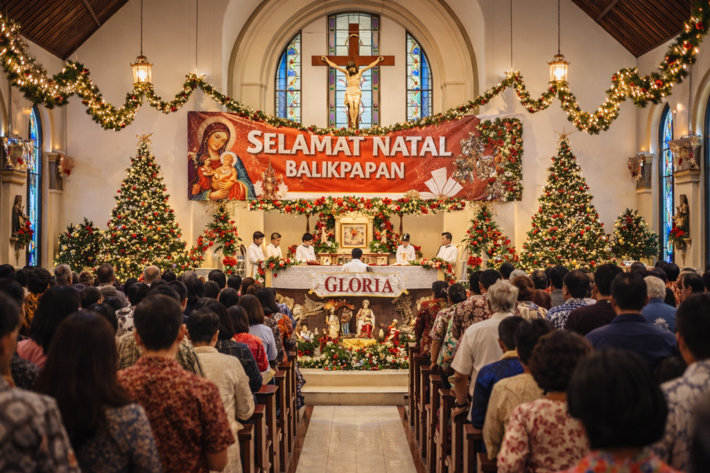 Gereja Perayaan Natal di Balikpapan