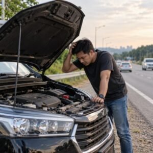 Mobil mogok di jalan