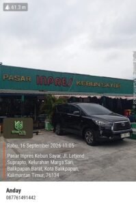 Pasar Inpres Kebun Sayur Balikpapan